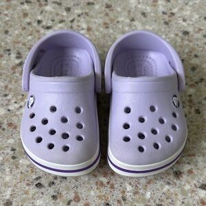 Crocs Toddler Crocband Clog, Light Purple, Size 4